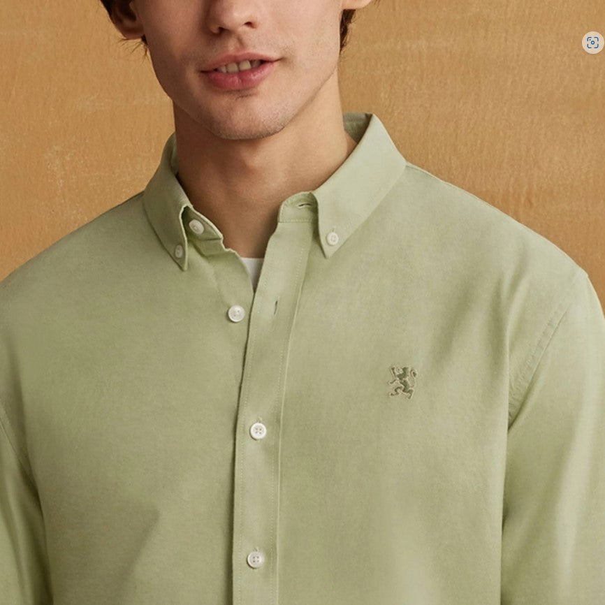 Men's Lion Cotton Oxford Shirt