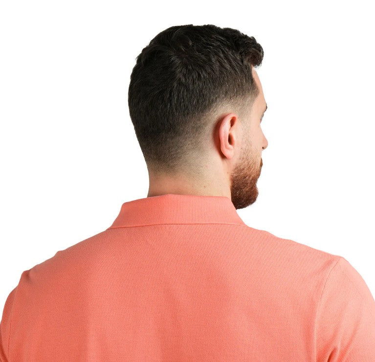 Men's Performance Slim Fit Lion Embroidery Solid Polo