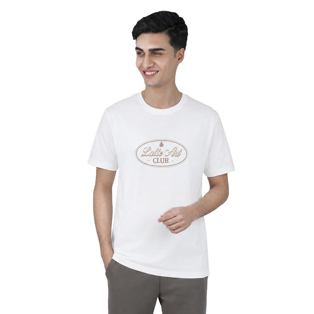 Men's Cotton Jersey Crew Neck Print Tee