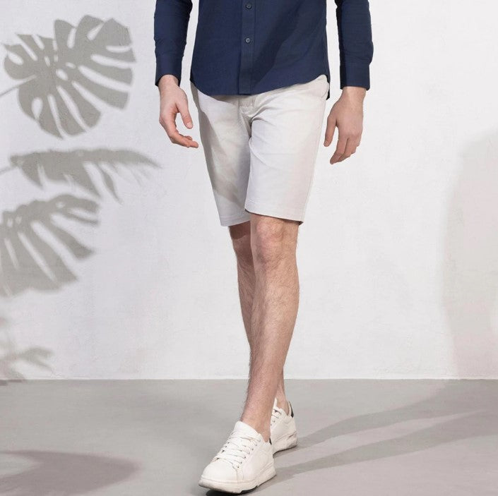 Men's Slim Fit Twill Shorts - Comfortable & Flexible