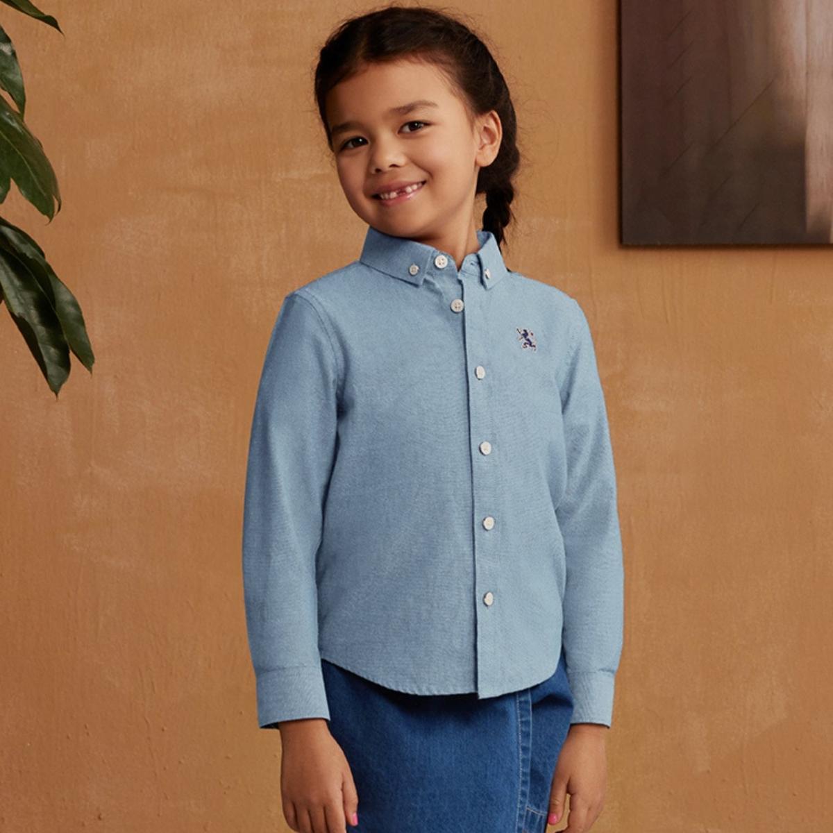 Kids' Cotton Oxford Shirt