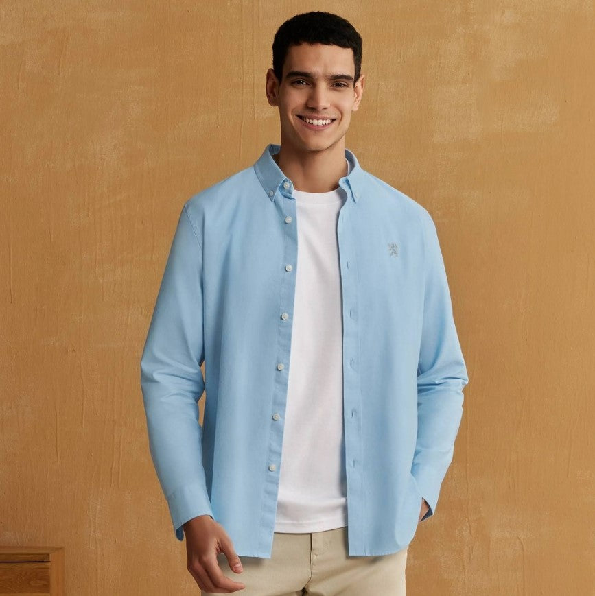 Men's Lion Cotton Oxford Shirt