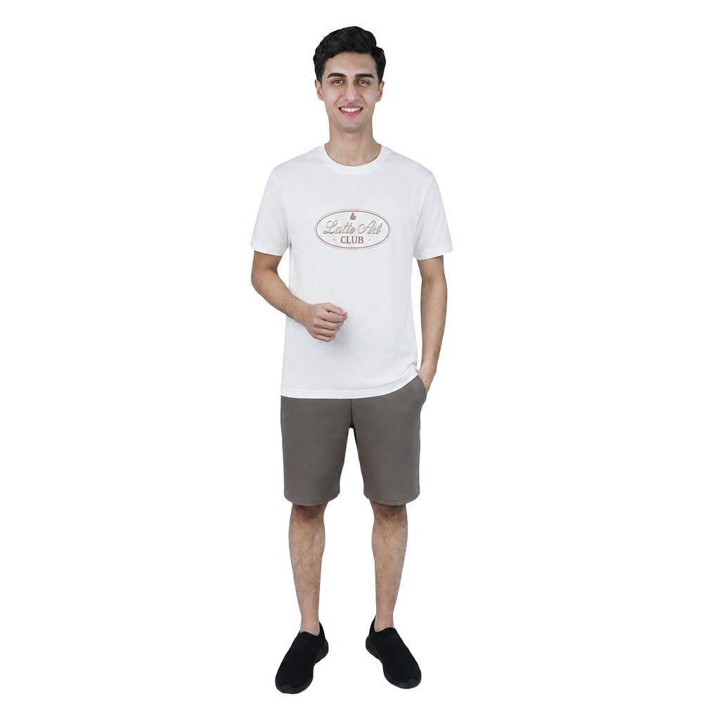 Men's Cotton Jersey Crew Neck Print Tee