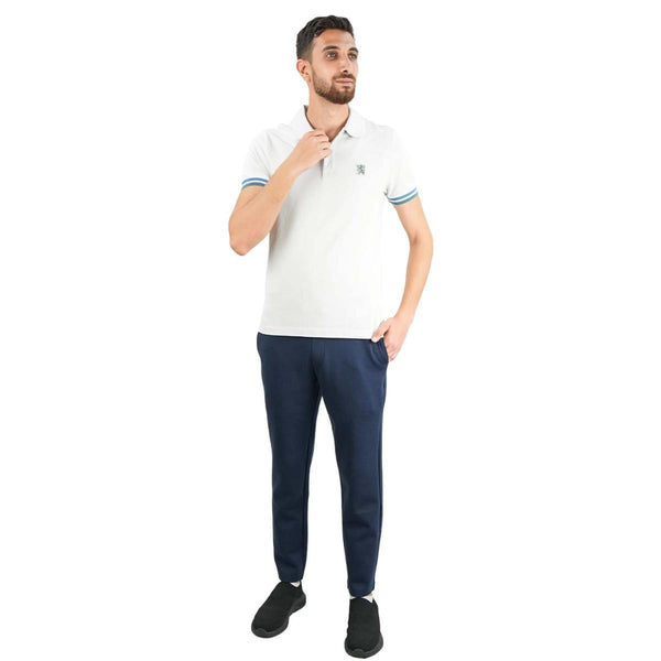 Men's Performance Polo: Classic Piqué, Tipped Collar, Embroidered Detail