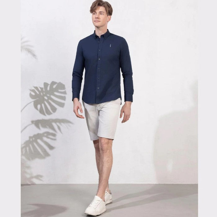 Men's Slim Fit Twill Shorts - Comfortable & Flexible