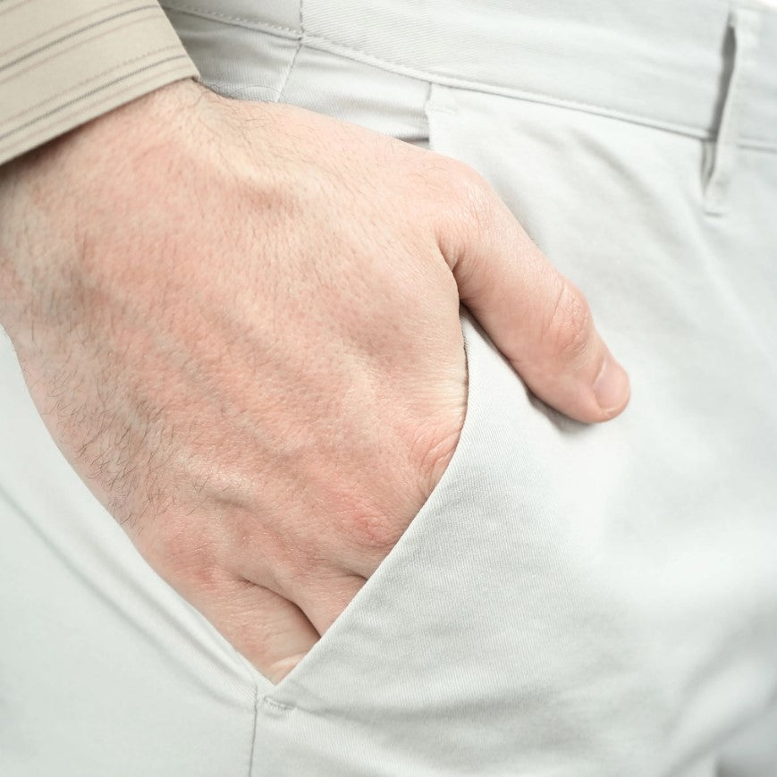 Cotton/Spandex Twill Mid Rise Regular Triple 2.0   Khaki