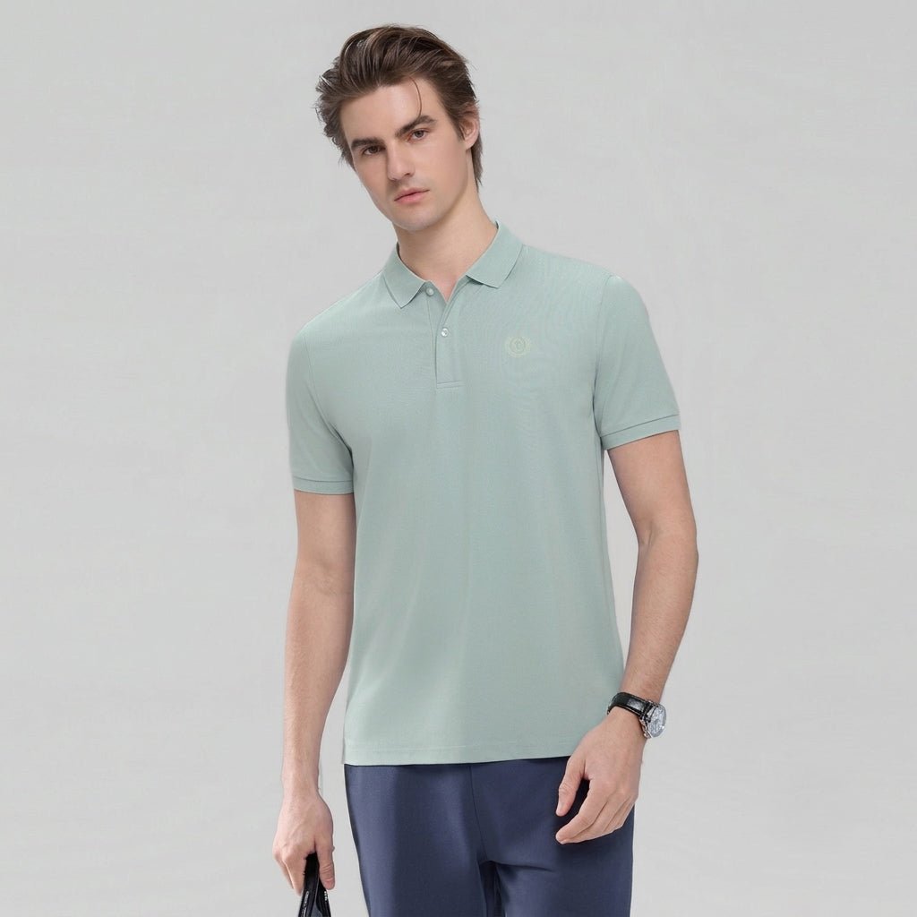 Men Slim Stretch Silk Touch Polo