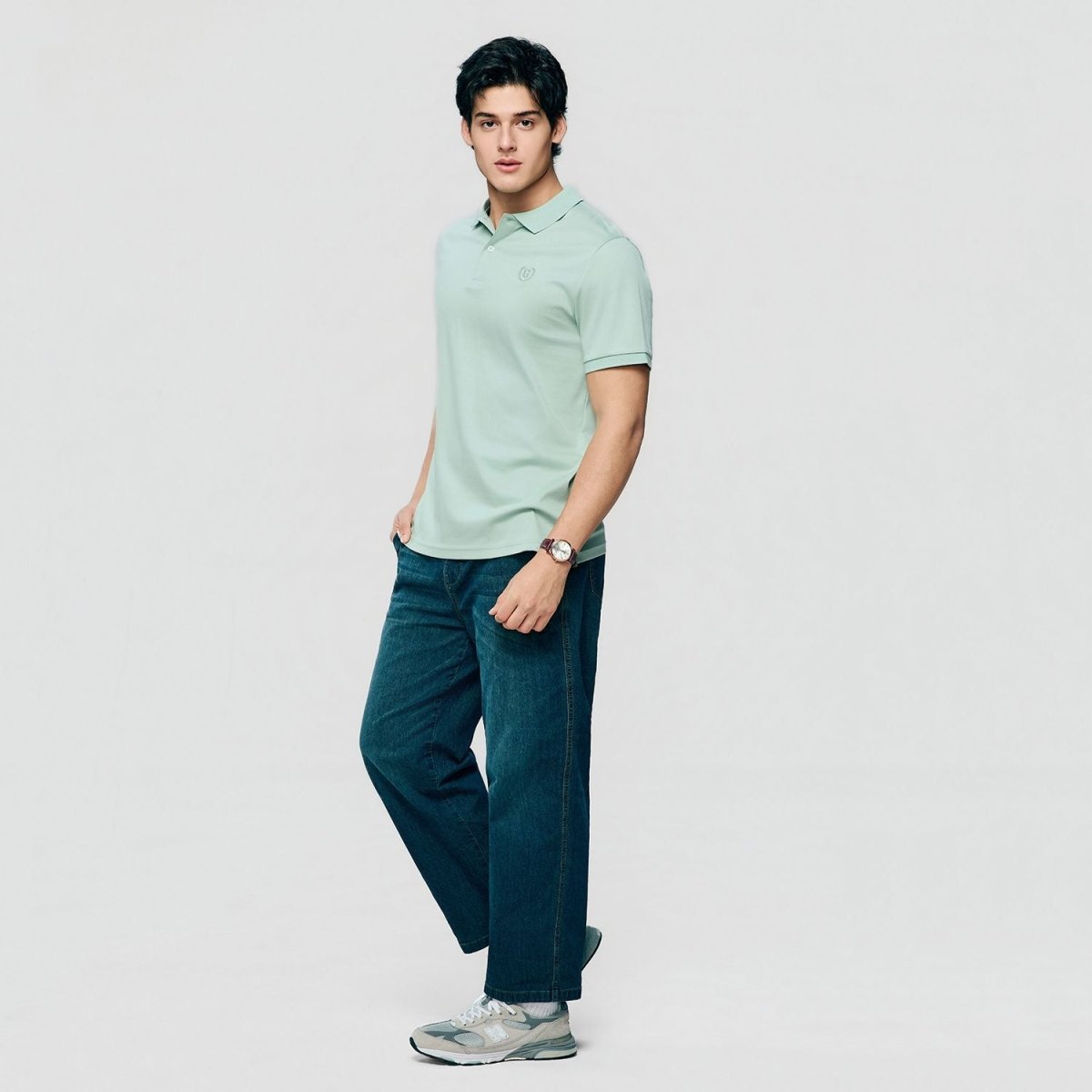 Men’s Liquid Touch Slim Fit Cotton Interlock Polo