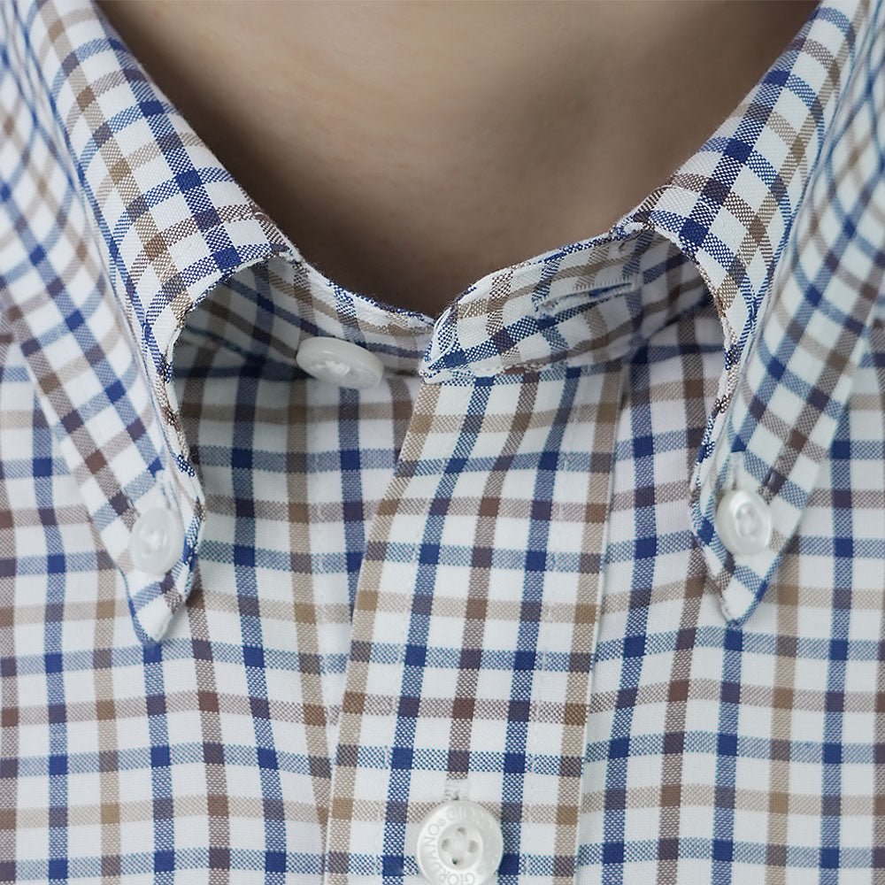 Men’s Cotton Oxford Wrinkle Free Long-Sleeve Shirt