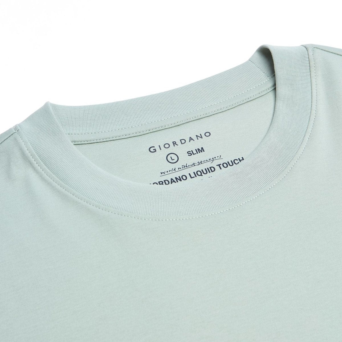 Men's Slim Fit Liquid Touch Cotton Crew Neck Tee