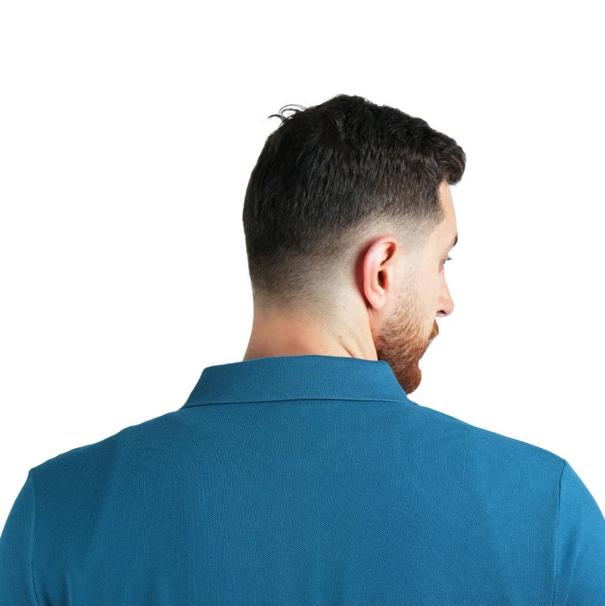 Men's Performance Slim Fit Lion Embroidery Solid Polo