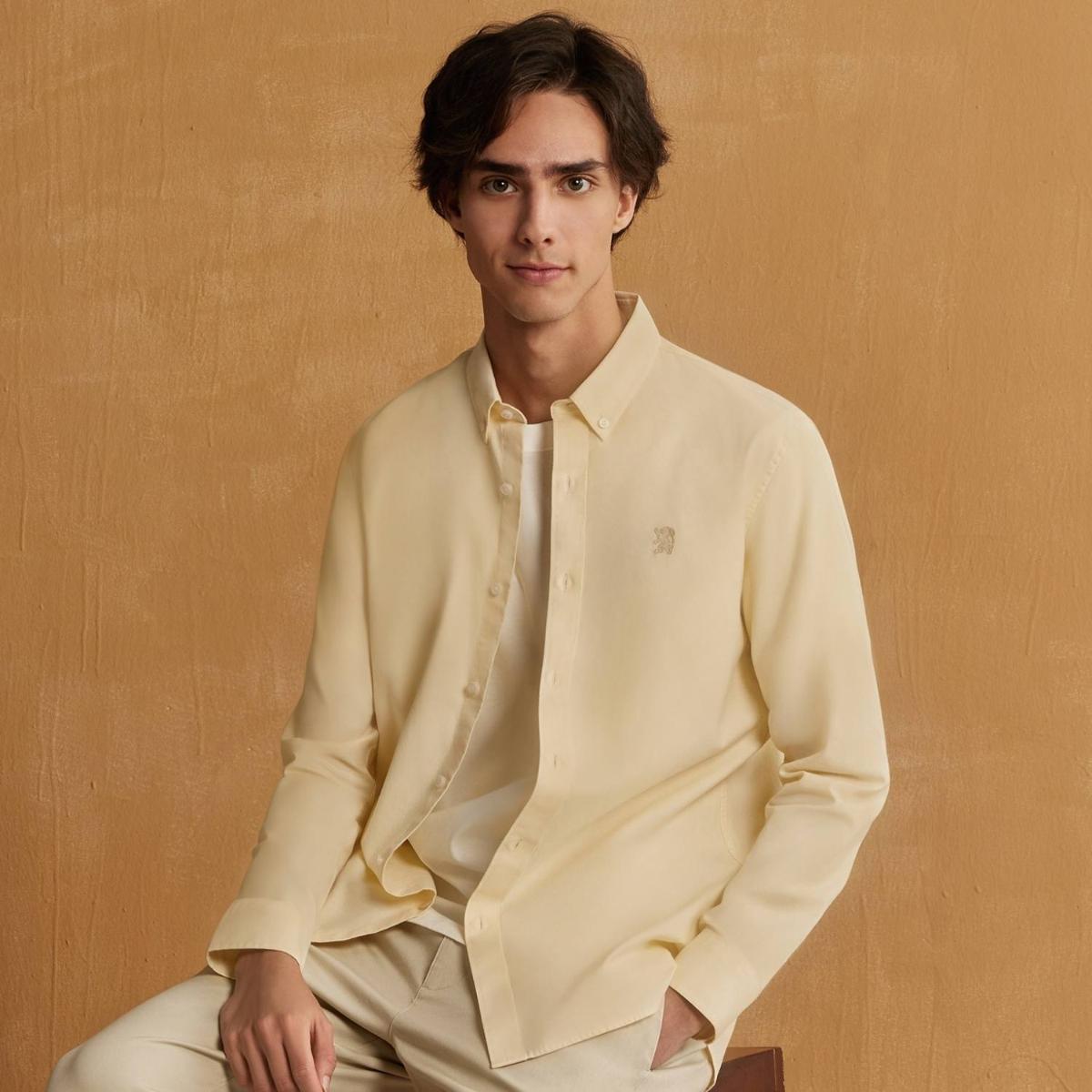 Men's Lion Cotton Oxford Shirt