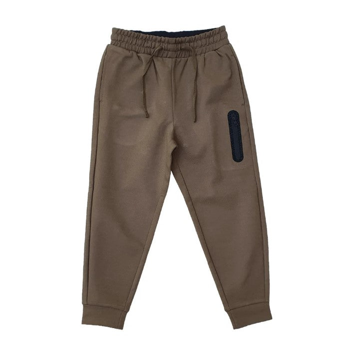 Junior Joggers Cotton/Polyester/Spandex Interlock Mid Rise Regular Triple Elastic