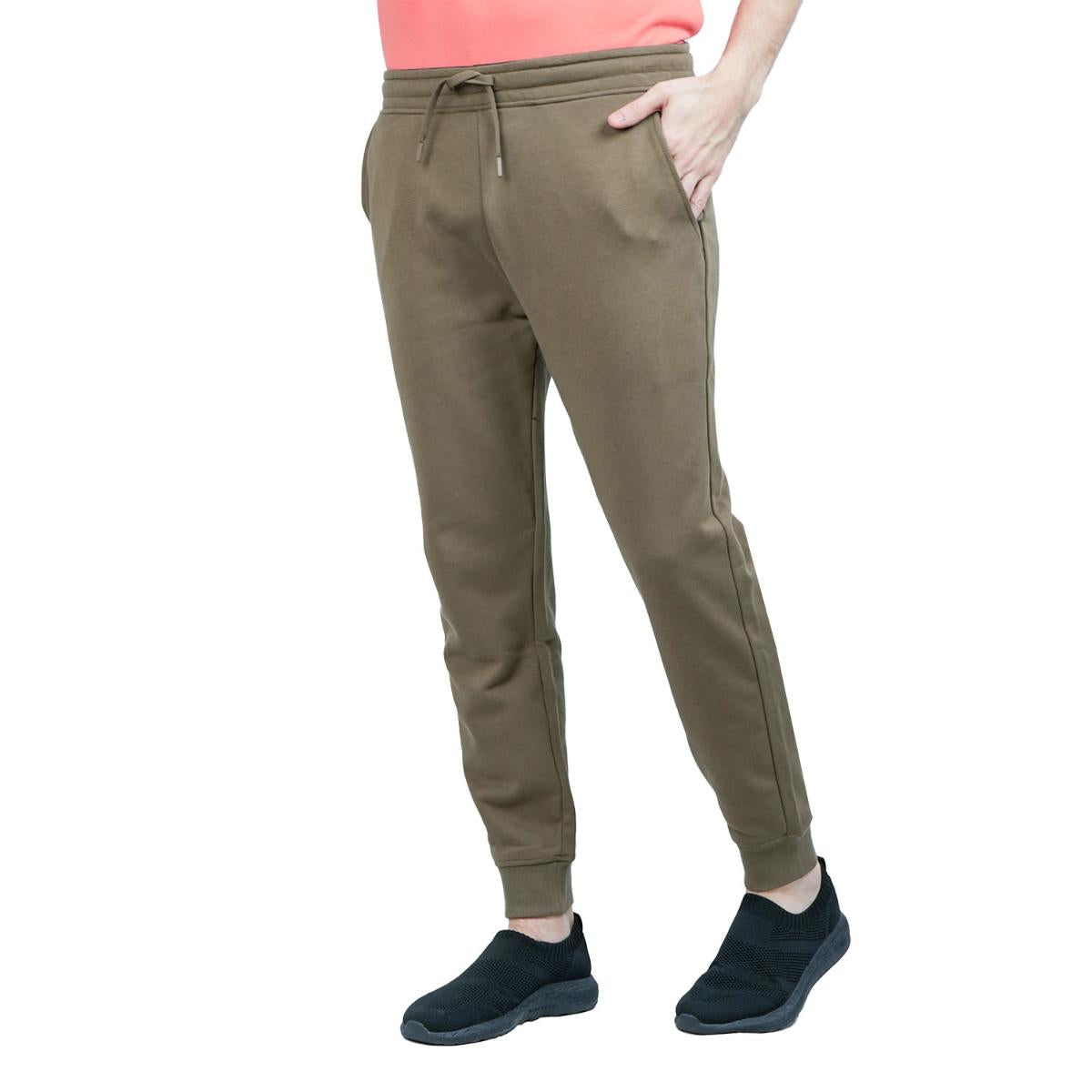 Cotton/Polyester French Try Mid Rise Slim Triple Elastic Wrist Joggers
