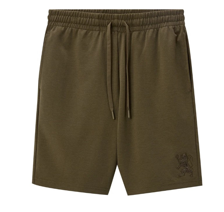 Men's Shorts Polyester/Cotton Interlock Mid Rise Regular elastic Wist