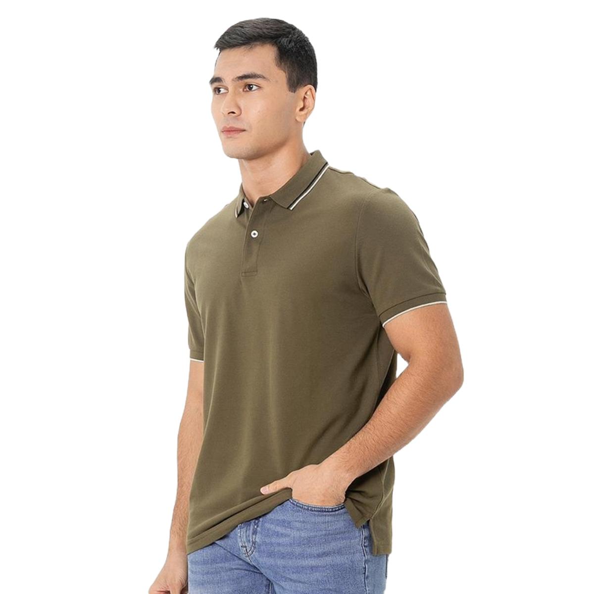 Men's Slim Fit Pique Polo: Elevated Comfort, Modern Style