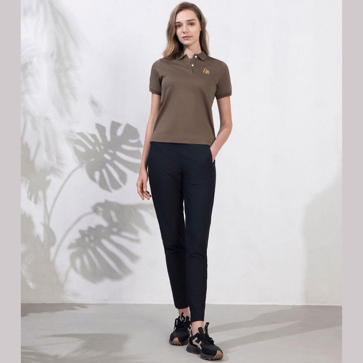 Women Cotton Interlock Liquid Touch Polo