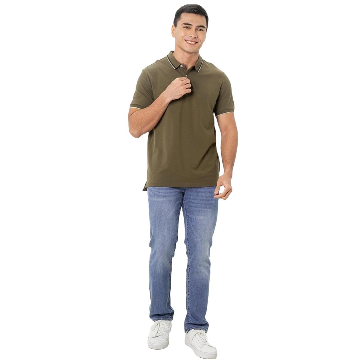 Men's Slim Fit Pique Polo: Elevated Comfort, Modern Style