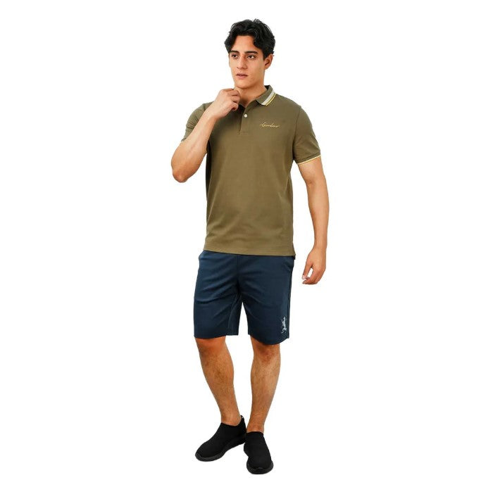 Men's Classic Slim Fit Polo with Signature Embroidery