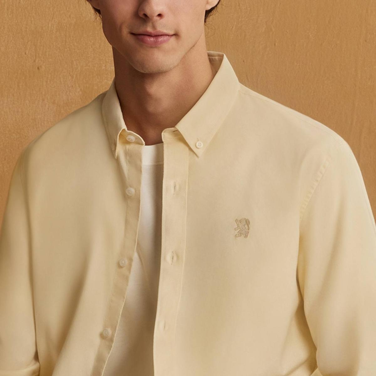 Men's Lion Cotton Oxford Shirt