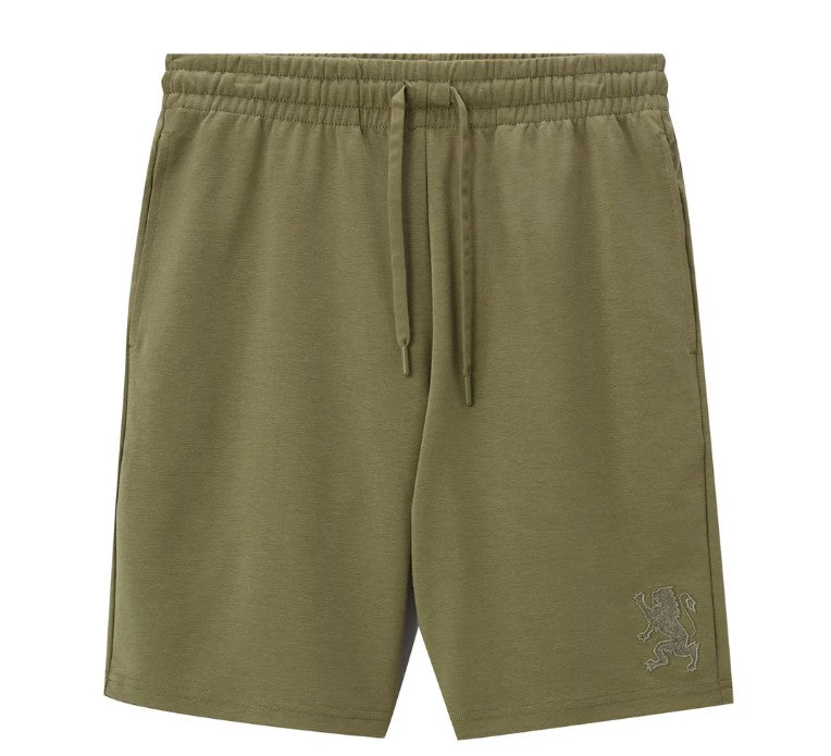 Men's Shorts Polyester/Cotton Interlock Mid Rise Regular elastic Wist