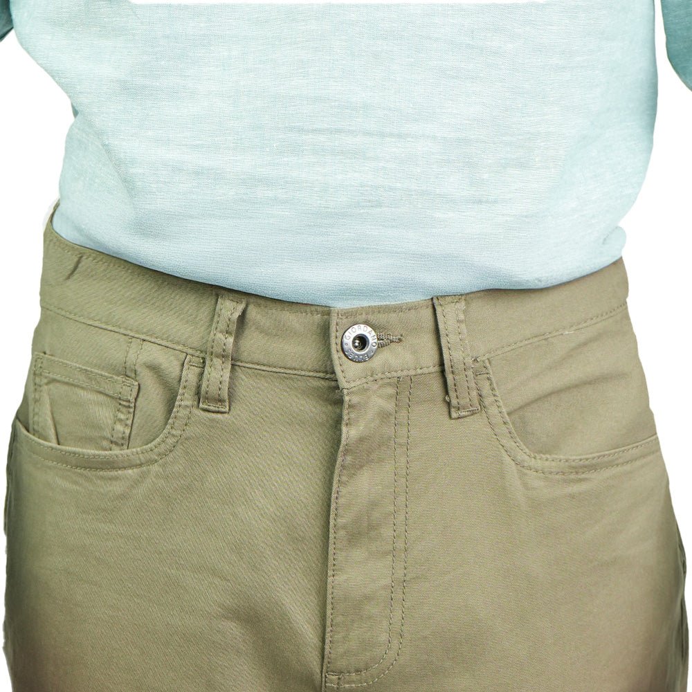 Men’s Cotton Regular Taper Stretch Twill Khakis