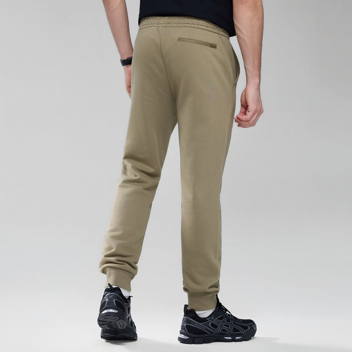 COTTON/POLYESTER FRENCH TERRY MID RISE SLIM TAPER JOGGER (KNIT)