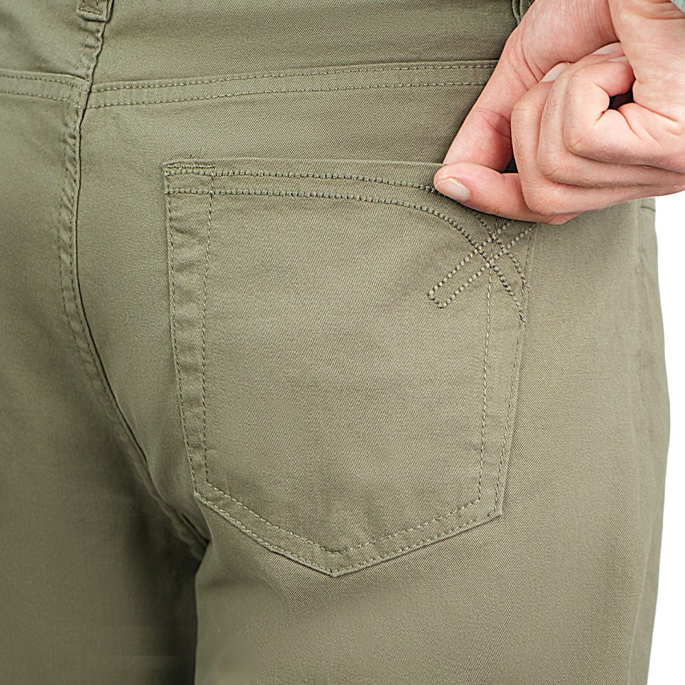 Men’s Cotton Regular Taper Stretch Twill Khakis