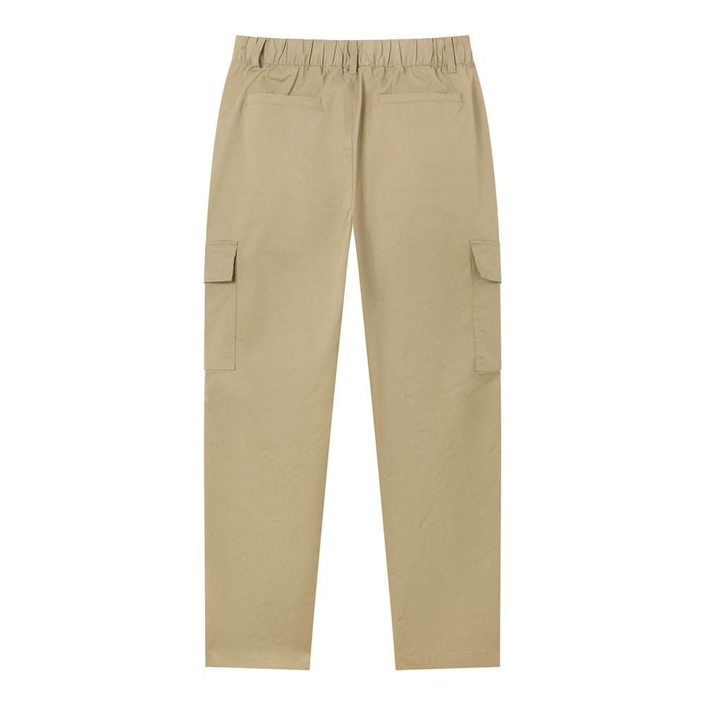 Men’s Relaxed Stretch Twill Cargo Khakis