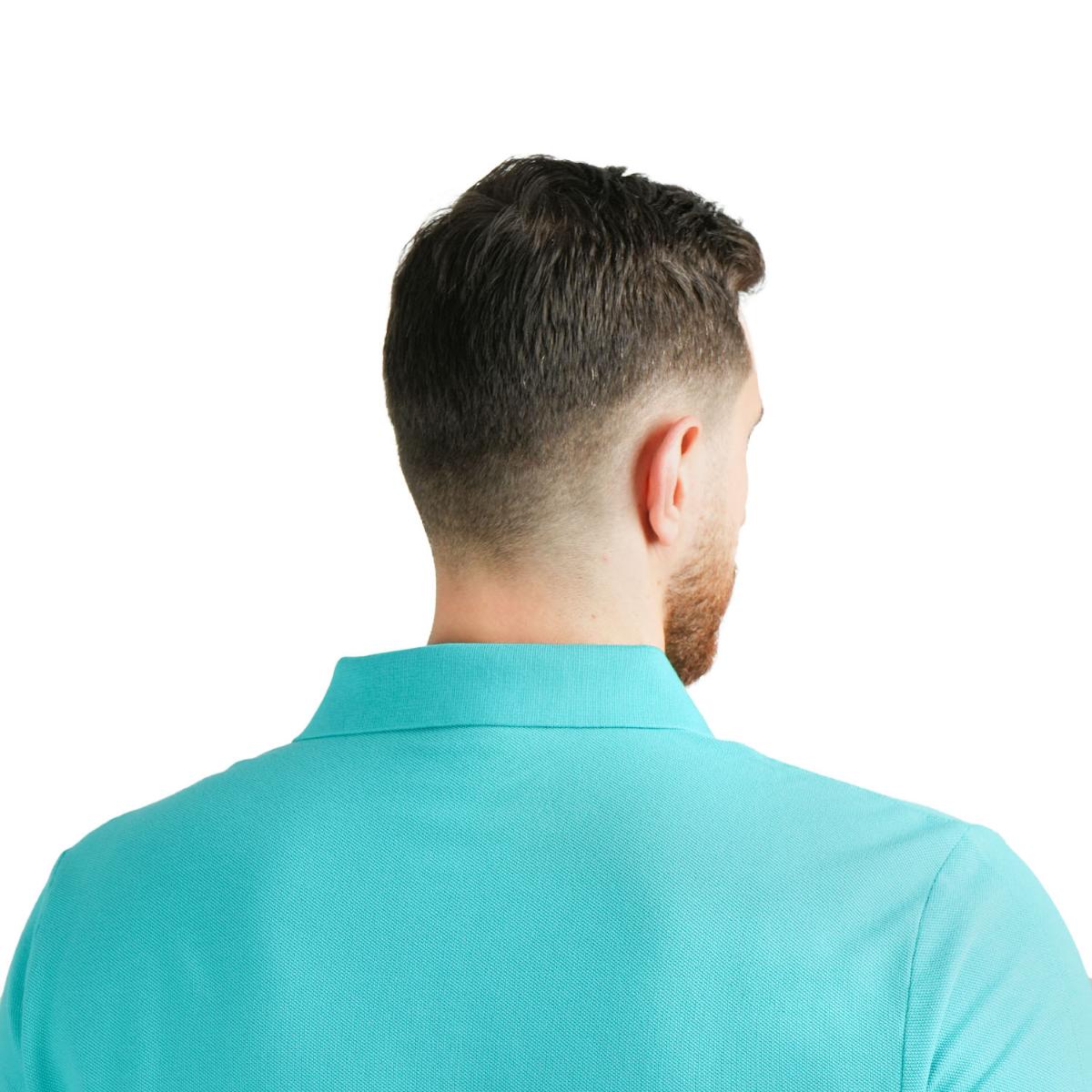 Men's Performance Slim Fit Lion Embroidery Solid Polo