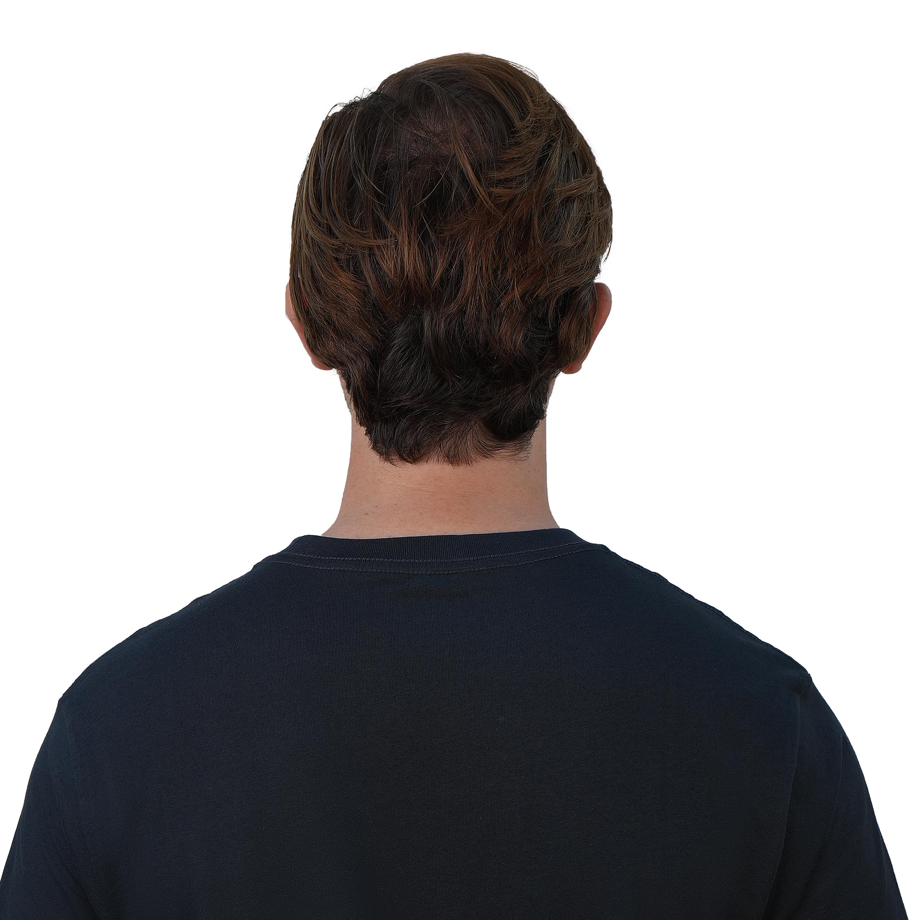 تي شيرت رجالي من القطن بقصة ضيقة ومطبوع عليه رسالة