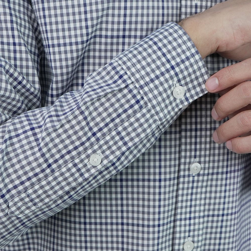 Men’s Cotton Oxford Wrinkle Free Long-Sleeve Shirt