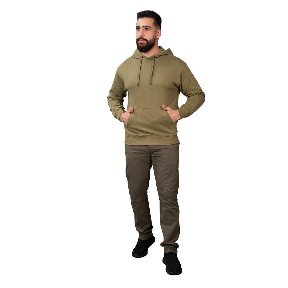 Men's Relaxed Fit French Terry Hoodie Sweatshirt