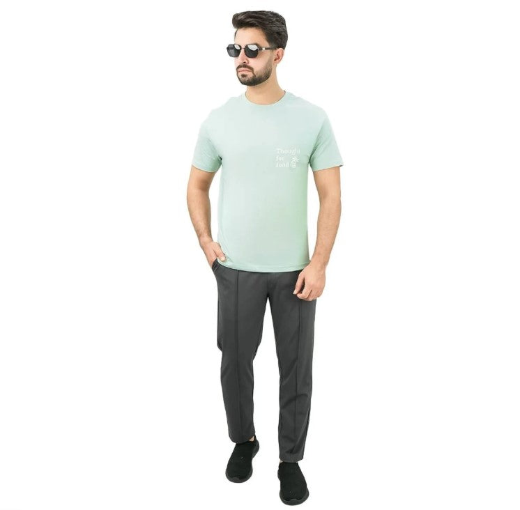 تي شيرت رجالي من القطن الجيرسي المطبوع