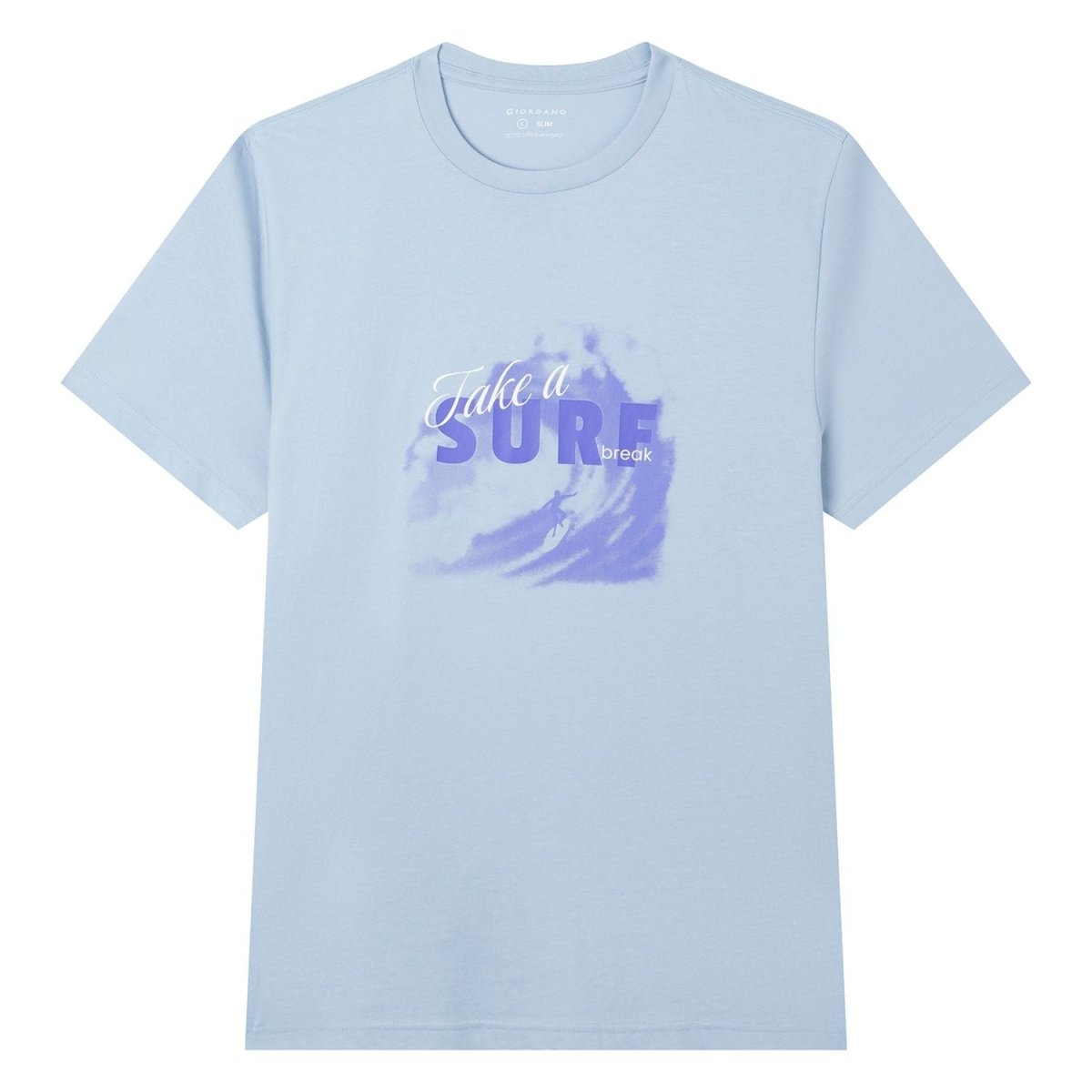 Men's Cotton Jersey Crew Neck Print Tee