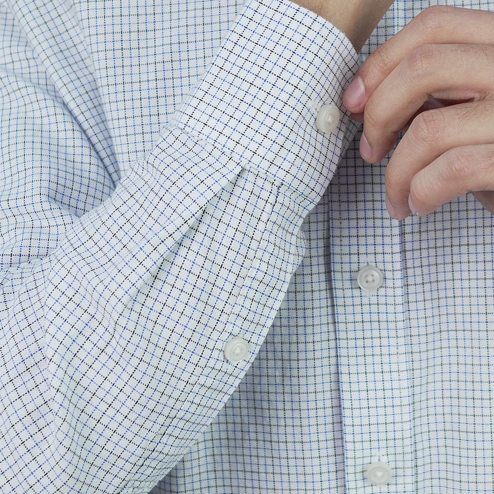 Men's Cotton Slim Oxford Shirt With Embroidery