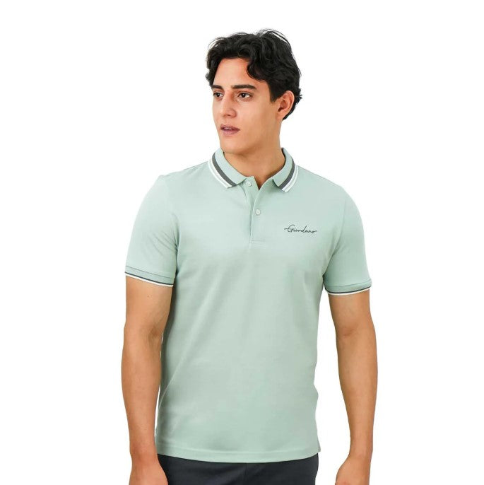 Men's Classic Slim Fit Polo with Signature Embroidery
