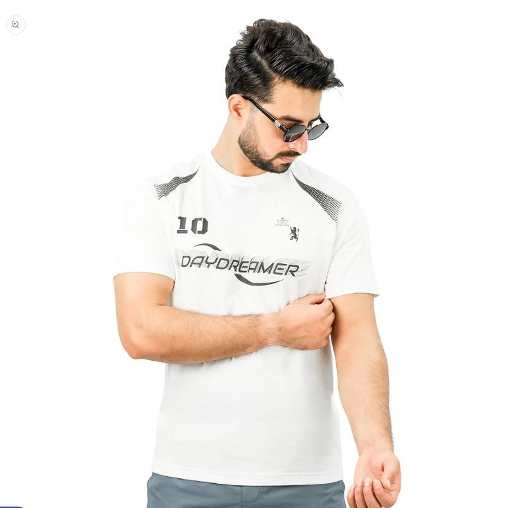 Men's Cotton Jersey Print Tee