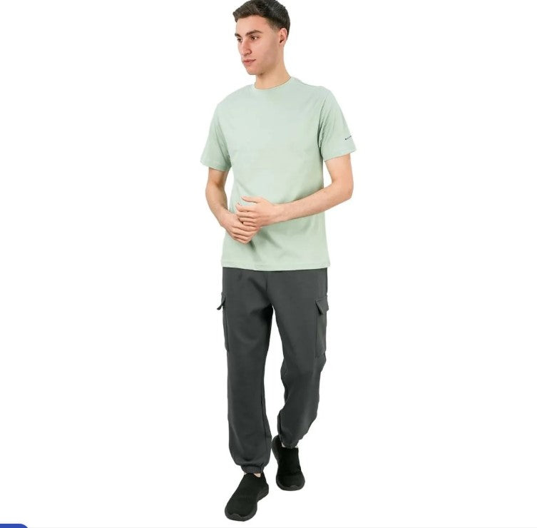 Men's Giordano Cotton Crewneck Slim Fit Tee - Short Sleeve