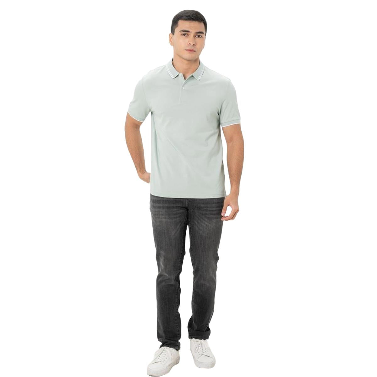 Men's Slim Fit Pique Polo: Elevated Comfort, Modern Style