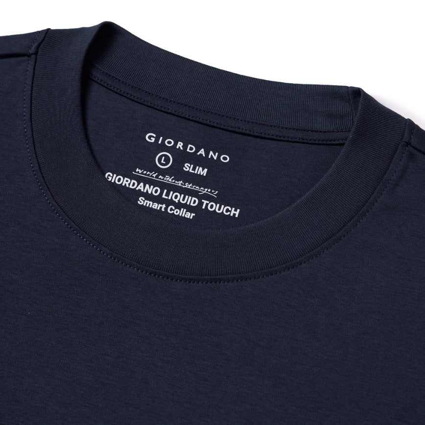 Men's Slim Fit Liquid Touch Smart Collar Tee