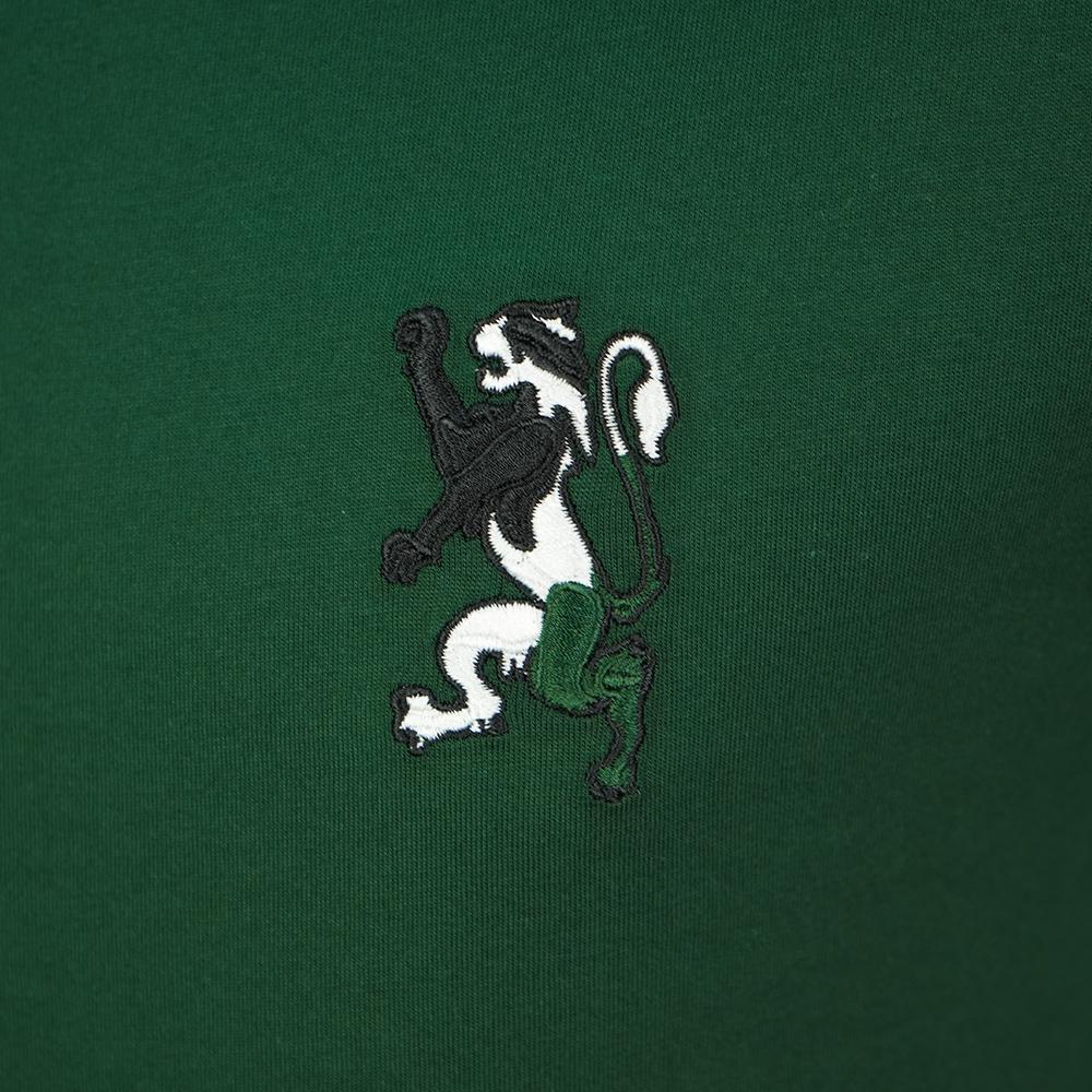 Men's Slim Cotton Crew Neck Embroidery Tee
