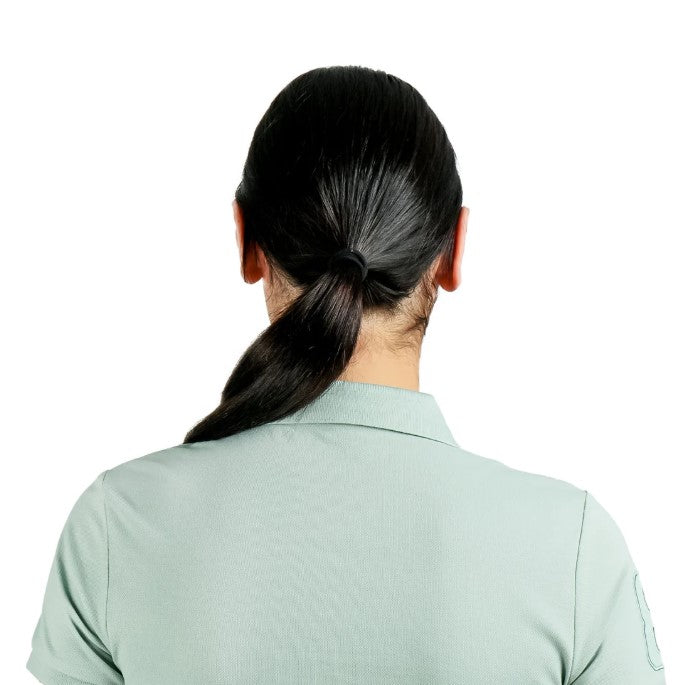 قميص بولو نسائي من القطن والليكرا بتطريز أسد ثلاثي الأبعاد