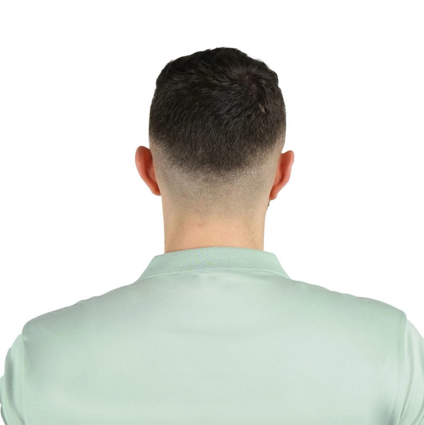 Cotton Interlock Flat Knit Color Short Sleeve Slim Embroidered Solid Polo (Liquid Touch)