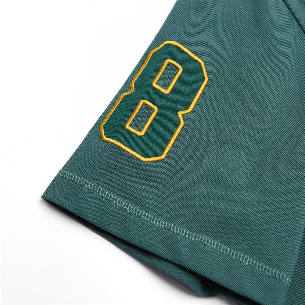 Men’s Cotton Slim Pique Polo with Napoleon Embroidery