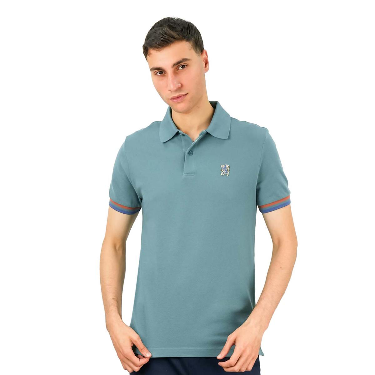 Men's Performance Polo: Classic Piqué, Tipped Collar, Embroidered Detail
