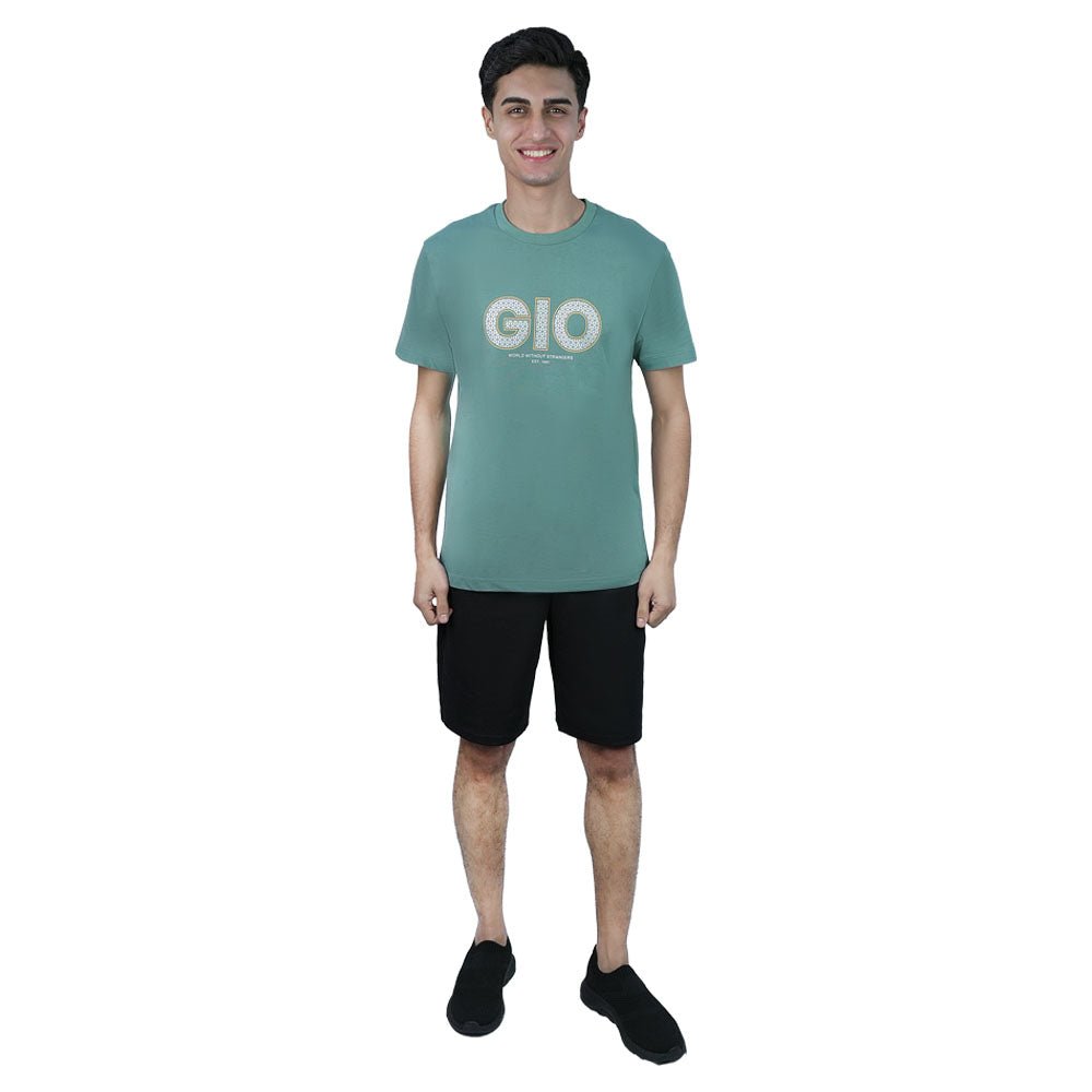 Men’s Slim Fit Cotton Graphic Print Tee