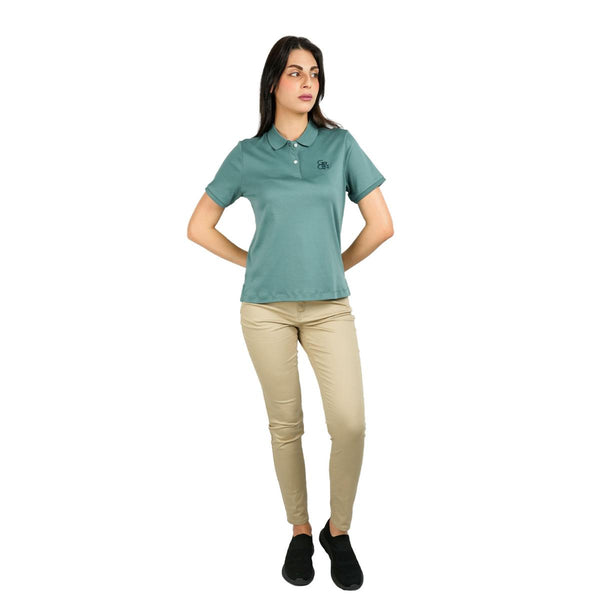 Women Cotton Interlock Liquid Touch Polo