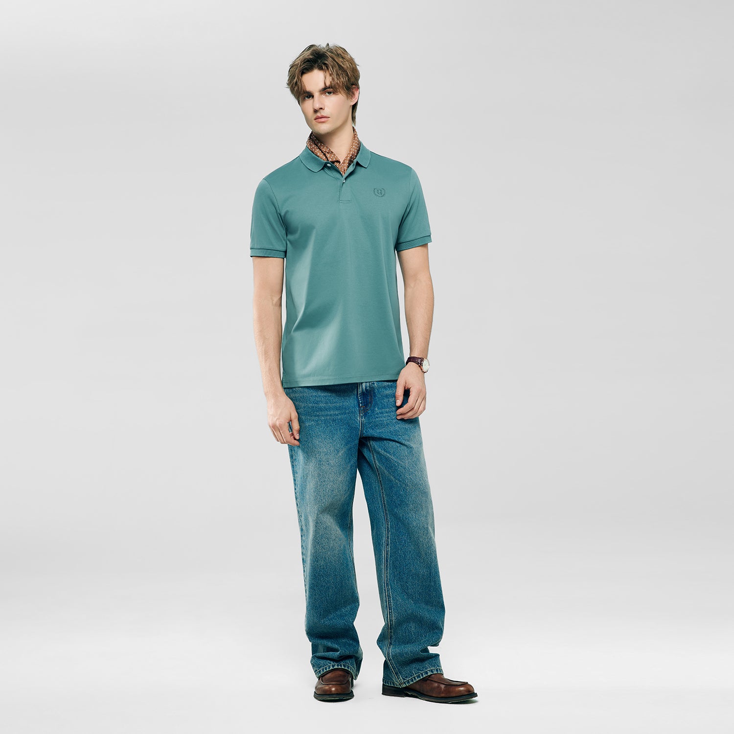 Men’s Liquid Touch Slim Fit Cotton Interlock Polo