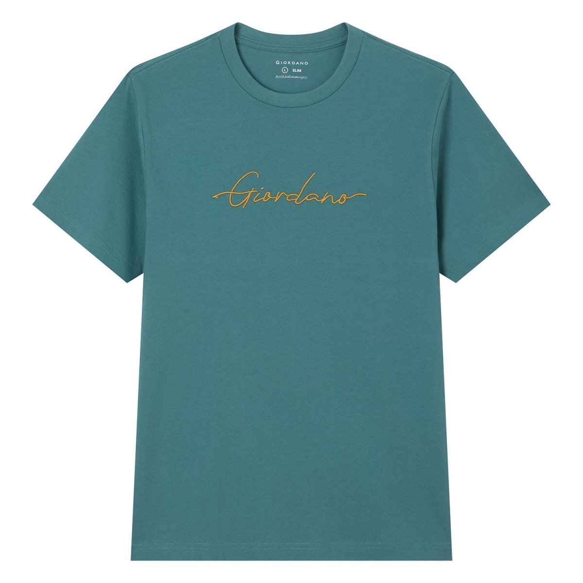 Men’s Slim Fit Cotton Signature Print Tee